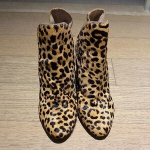 Steve Madden Animal Print Ankle Booties